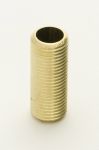 Pack of 2 M10 x 20mm Brass All Thread Hollow Threaded Tube For Bulb, Lamp Holders